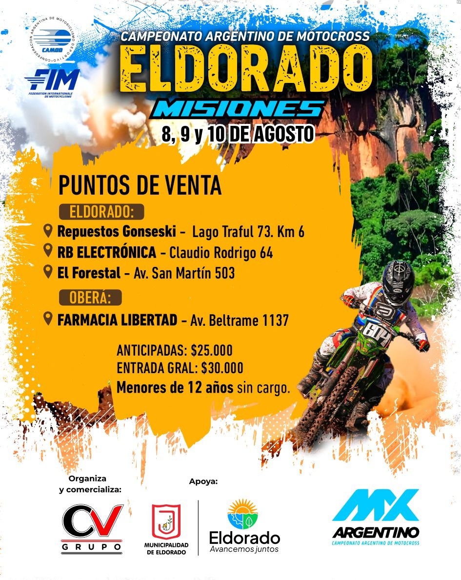 La 5ª fecha del Argentino de Motocross se palpita en Eldorado - Imagen 2